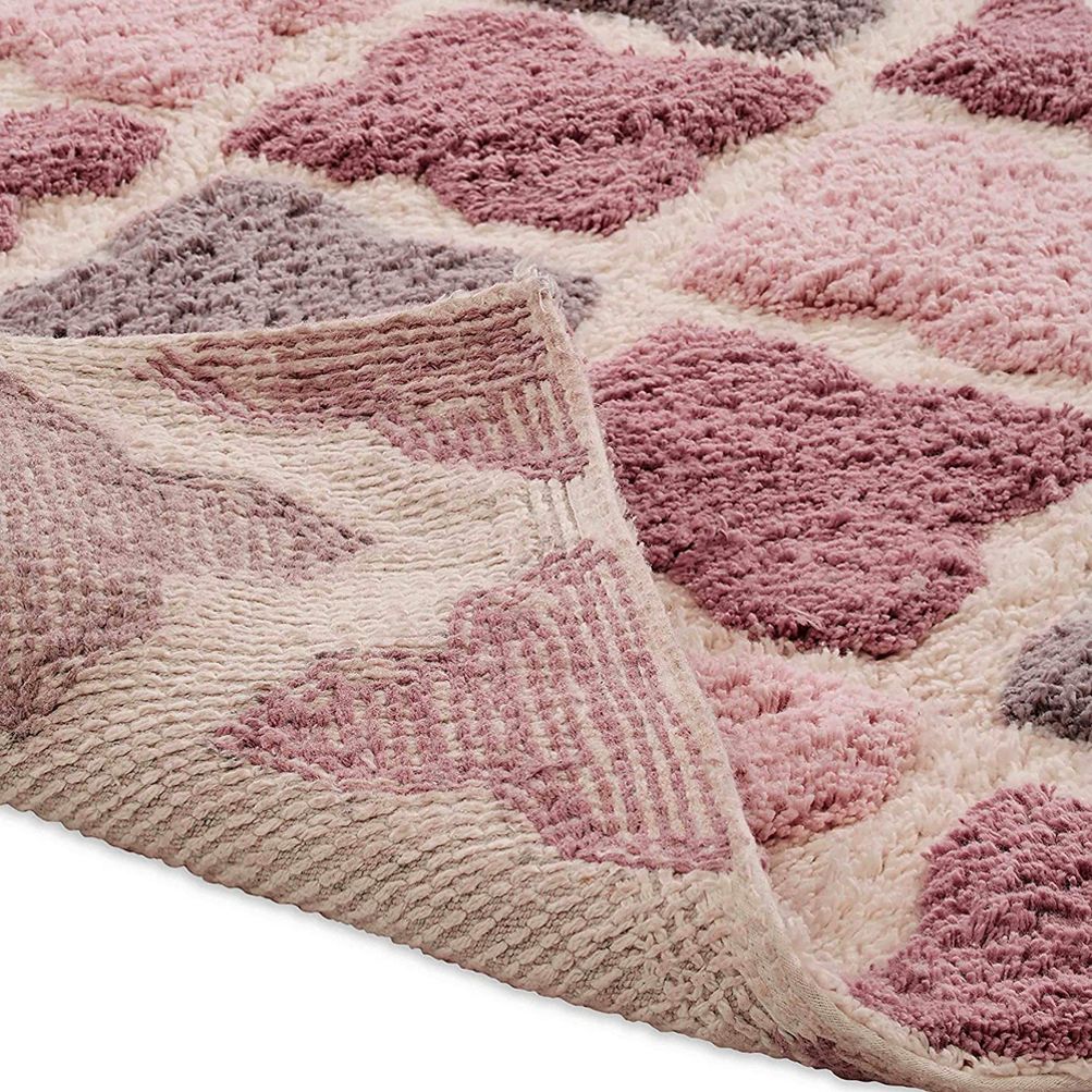 Chesapeake Alloy Moroccan Tile Cotton Anti Skid Bath Runner