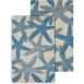 Chesapeake Ariel Star Pattern Cotton Anti Skid 2 Piece Bath Rug Set, alternative image