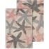 Chesapeake Ariel Star Pattern Cotton Anti Skid 2 Piece Bath Rug Set, alternative image