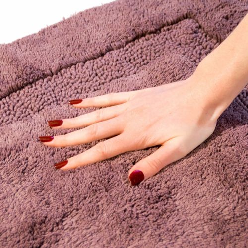 Chesapeake Olympia Cotton Anti Skid 2 Piece Bath Rug Set, alternative image