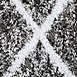 Chesapeake Maximo Diamond Microfiber Shag Area Rug, alternative image