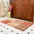 Chesapeake Berkeley Brick Pattern Cotton Anti Skid 2 Piece Bath Rug Set, alternative image