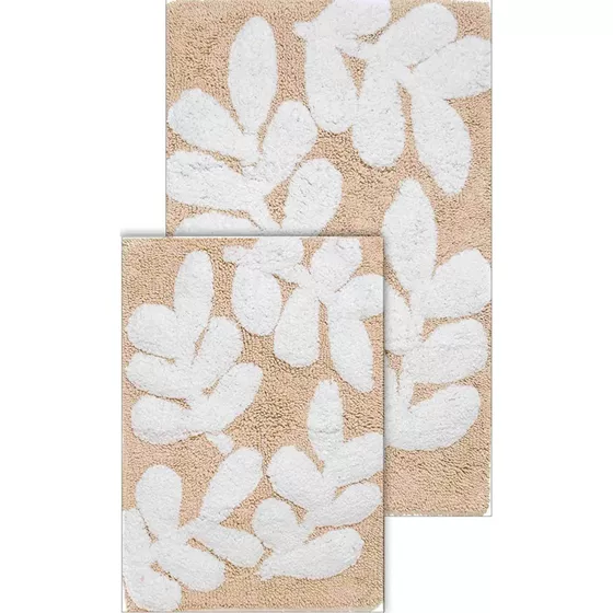 Chesapeake Monte Carlo Cotton Anti Skid 2 Piece Bath Rug Set - primary