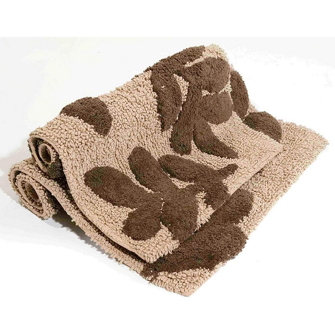Chesapeake Monte Carlo Cotton Anti Skid 2 Piece Bath Rug Set