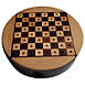 WE Games Round Wooden Travel Chess Set, alternative image
