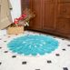 Chesapeake Bursting Flower Cotton Anti Skid 2 Piece Round Bath Rug Set, alternative image