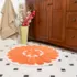 Chesapeake Bursting Flower Cotton Anti Skid 2 Piece Round Bath Rug Set, alternative image