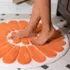 Chesapeake Bursting Flower Cotton Anti Skid 2 Piece Round Bath Rug Set, alternative image