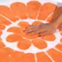 Chesapeake Bursting Flower Cotton Anti Skid 2 Piece Round Bath Rug Set, alternative image