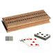WE Games Oak Wood Cribbage Board Game Set, alternative image