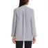 Women's Long Sleeve Vneck Crepe Tunic, Back