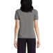 Women's Cotton Modal Half Sleeve Mock Neck Pullover Sweater, Back