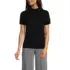 Women's Cotton Modal Half Sleeve Mock Neck Pullover Sweater, Front