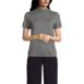 Women's Cotton Modal Half Sleeve Mock Neck Pullover Sweater, Front