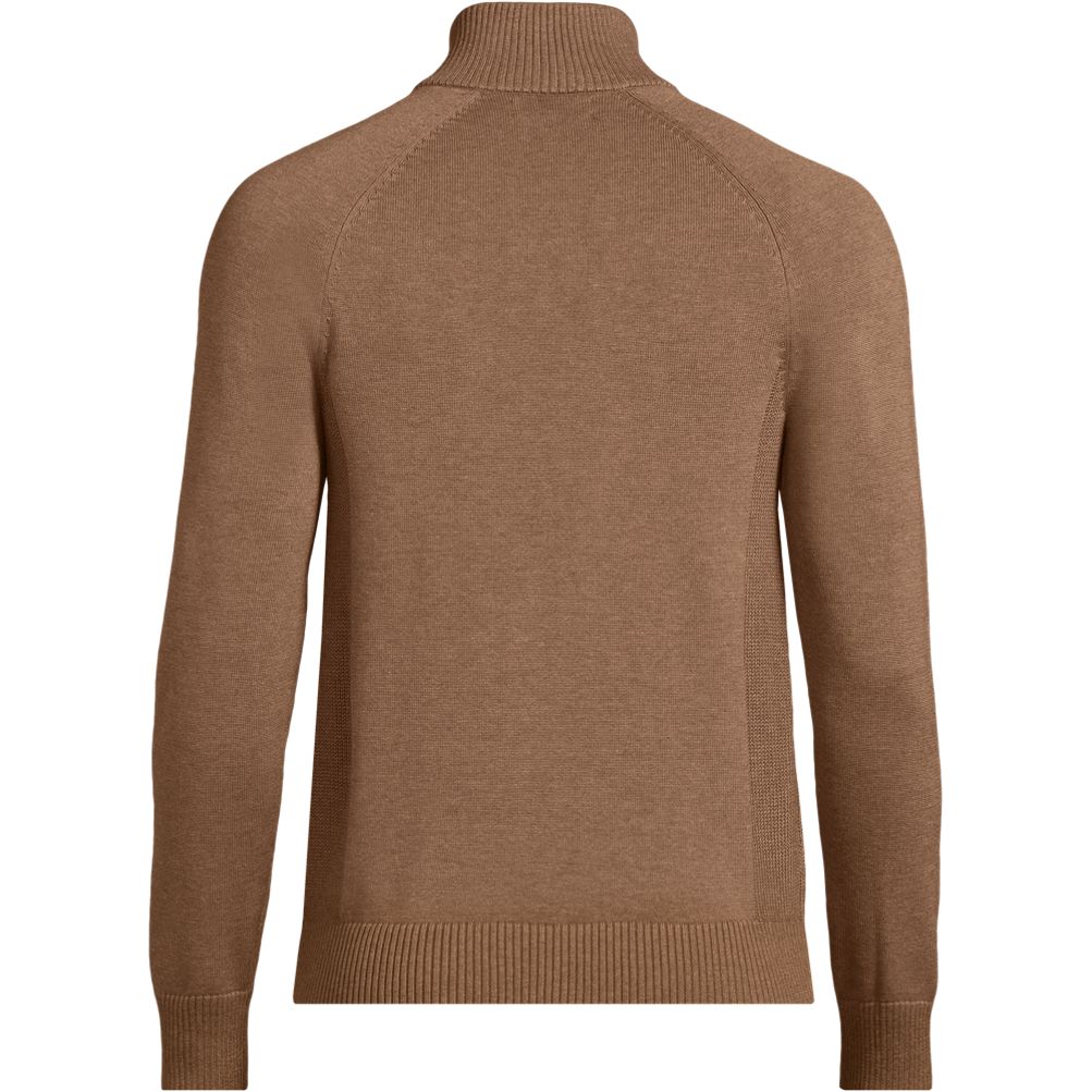 School Uniform Unisex Cotton Modal Quarter Zip Sweater | Lands' End