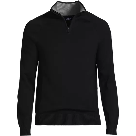 Unisex Cotton Modal Quarter Zip Sweater - primary
