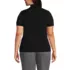 Women's Plus Size Cotton Modal Half Sleeve Mock Neck Pullover Sweater, Back