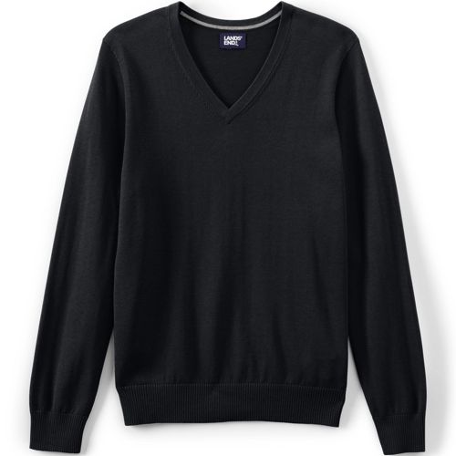 Unisex Cotton Modal V-neck Pullover Sweater