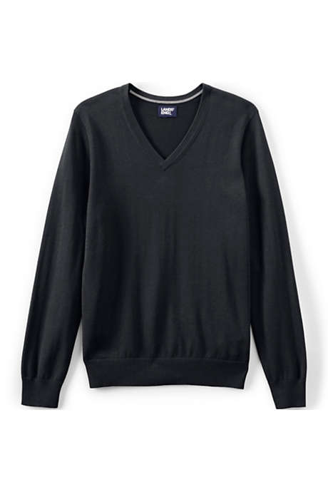 Unisex Cotton Modal V-neck Pullover Sweater