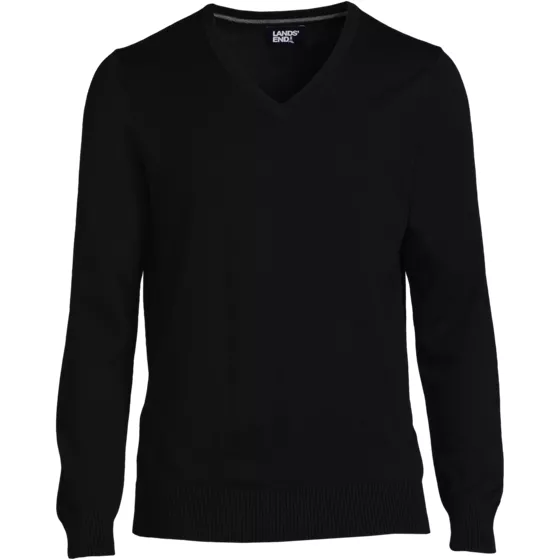 Unisex Cotton Modal V-neck Pullover Sweater - primary