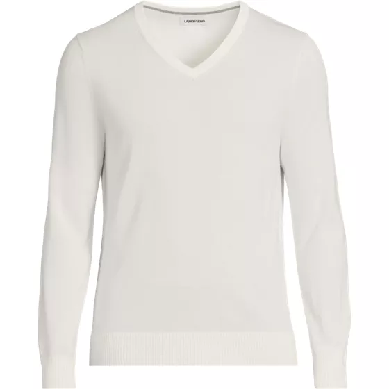 School Uniform Unisex Cotton Modal V-neck Pullover Sweater - primary