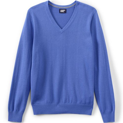 Unisex Cotton Modal V-neck Pullover Sweater