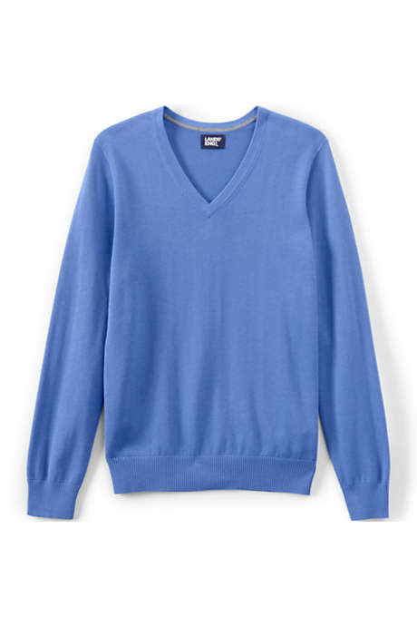 Unisex Cotton Modal V-neck Pullover Sweater