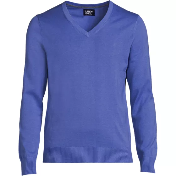 Unisex Cotton Modal V-neck Pullover Sweater - primary