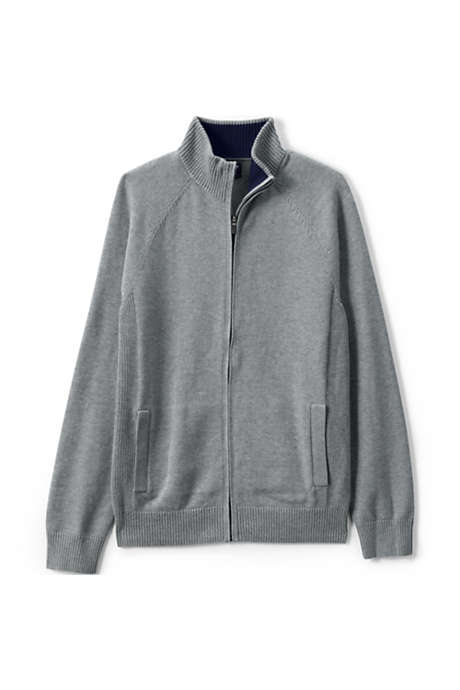 Unisex Cotton Modal Full Zip Sweater Jacket
