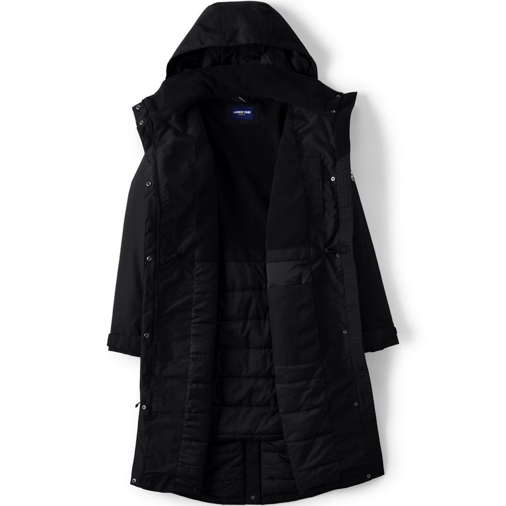 Black waterproof discount coat with hood