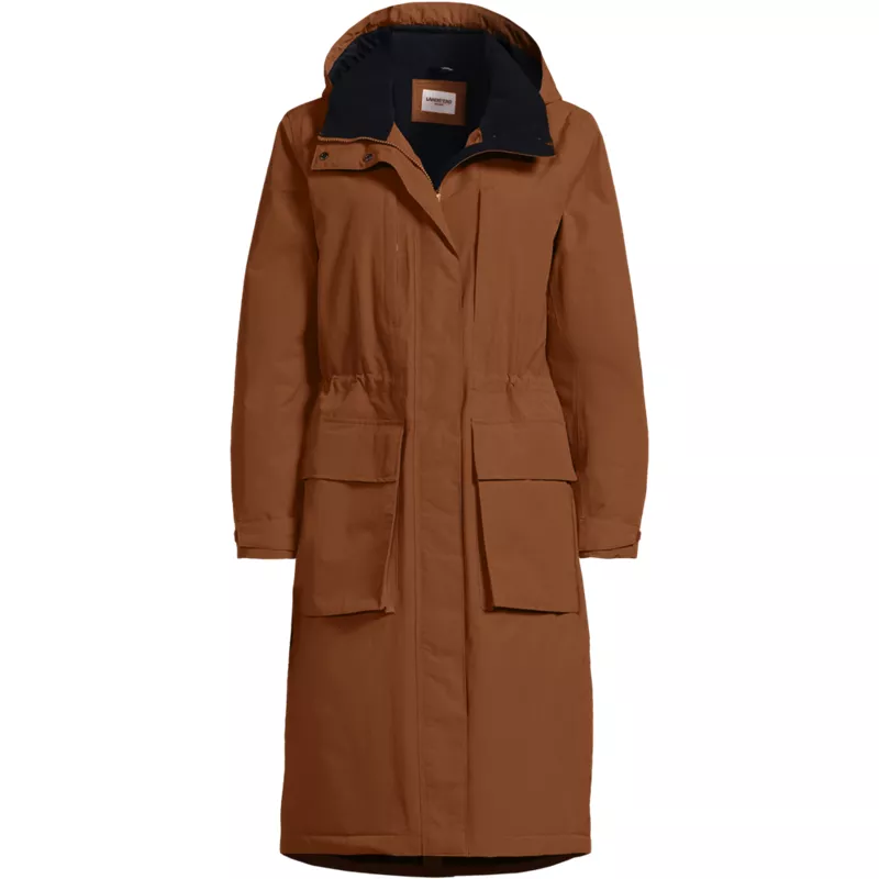 Women's Plus Size Squall Waterproof Insulated Winter Stadium Maxi Coat, Front