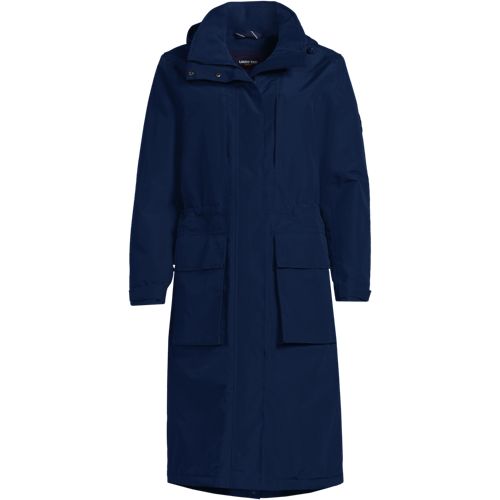 Lands end fit and flare clearance coat