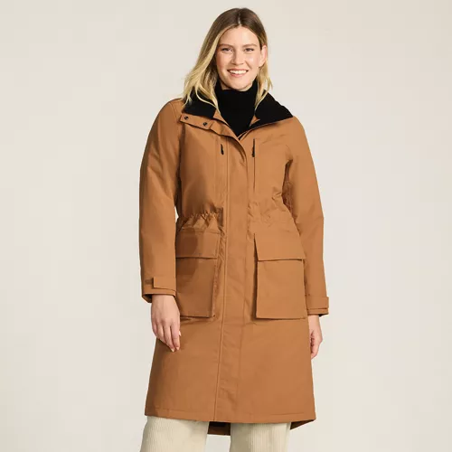 Women's Squall Waterproof Insulated Winter Stadium Maxi Coat, Front