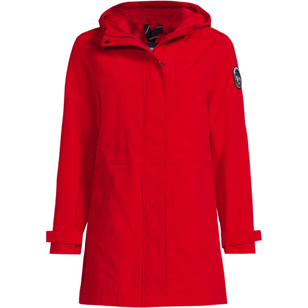 Women s Squall Hooded Waterproof Raincoat Lands End