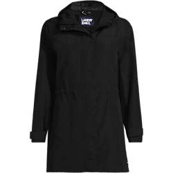 Women's Plus Size Squall Hooded Waterproof Raincoat, Front