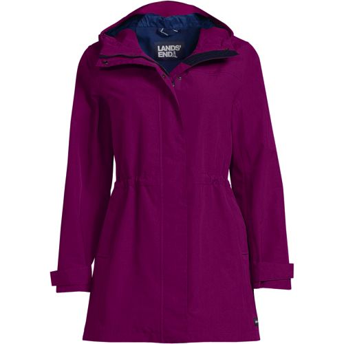 Lands end womens rain hot sale coats