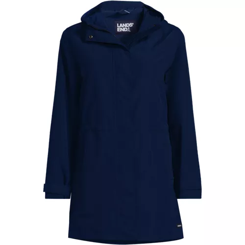 Women's Squall Hooded Waterproof Raincoat, Front