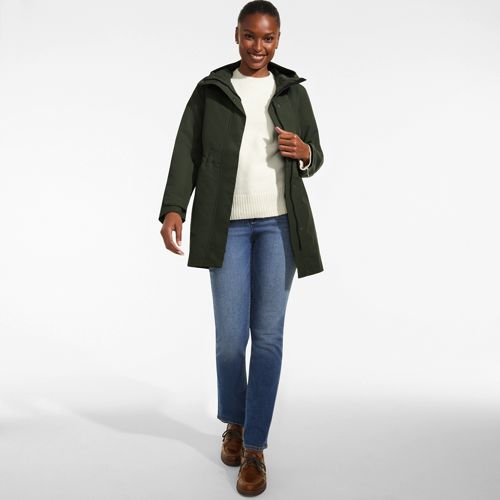 Women's Waterproof Hooded Packable Raincoat