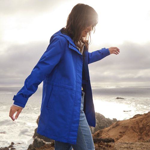 Lands end hooded on sale jacket