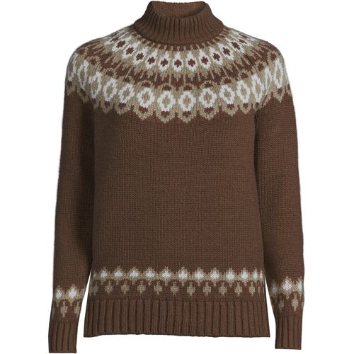 Lands end ragg wool on sale sweater