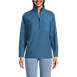 Unisex Grid Fleece Quarter Zip Pullover Jacket, Front