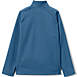 Unisex Big Grid Fleece Quarter Zip Pullover Jacket, Back