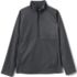 Unisex Grid Fleece Quarter Zip Pullover Jacket, Front