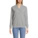 Women's Long Sleeve Ottoman Shawl Collar Pullover, Front