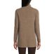 Women's Cashmere Mock Neck Swing Tunic Sweater, Back