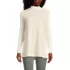 Women's Cashmere Mock Neck Swing Tunic Sweater, Front