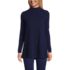 Women's Cashmere Mock Neck Swing Tunic Sweater, Front