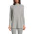Women's Cashmere Mock Neck Swing Tunic Sweater, Front
