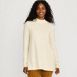 Women's Cashmere Mock Neck Swing Tunic Sweater, Front