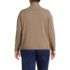 Women's Plus Size Cashmere Shawl Neck Sweater, Back